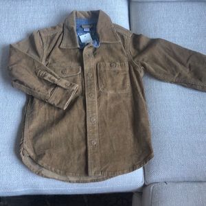 Boys Corduroy Long Sleeve Shirt